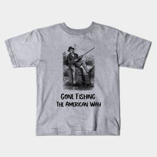 Gone fishing t shirt Kids T-Shirt